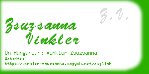 zsuzsanna vinkler business card